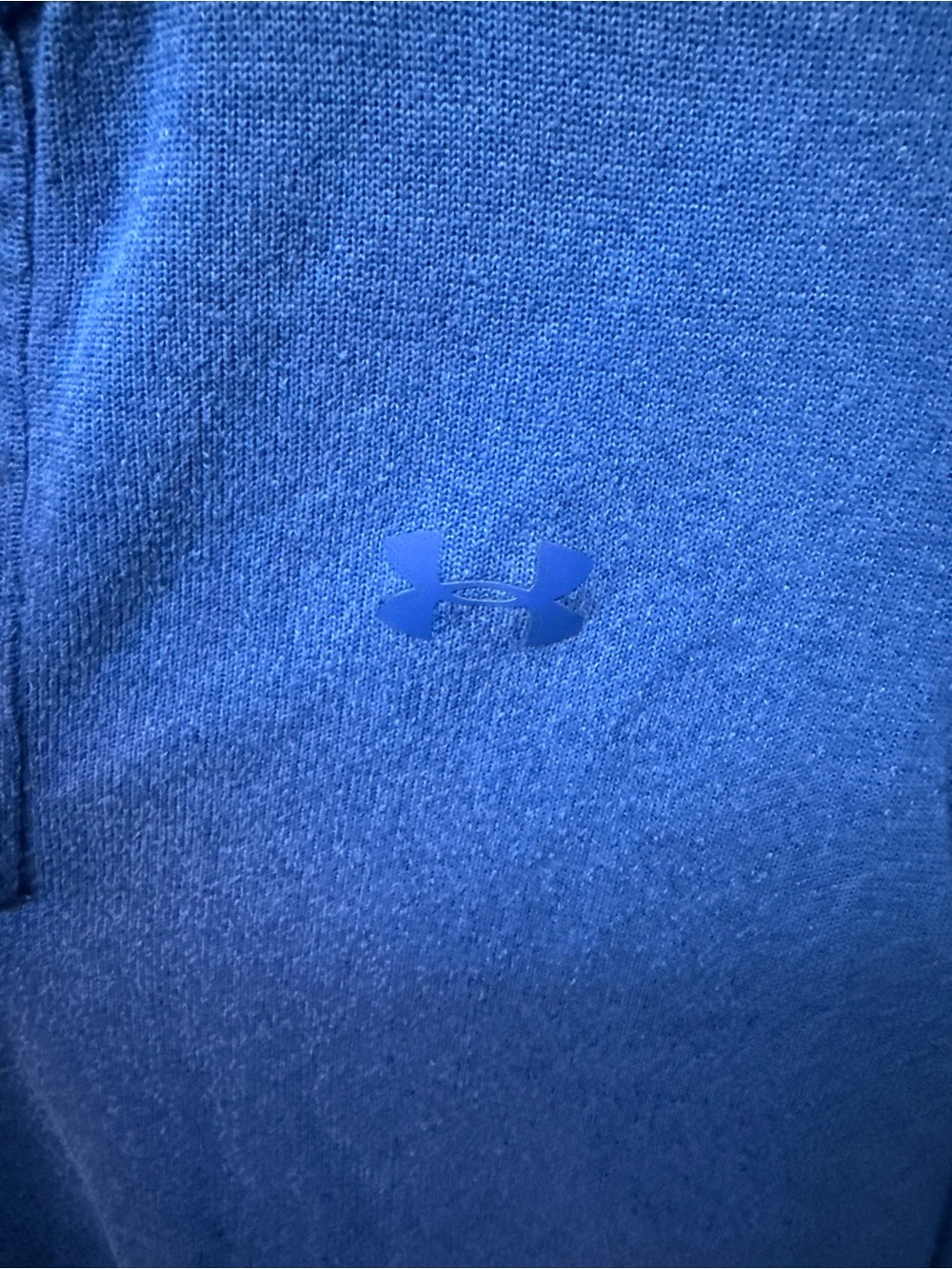 Under Armour Royal Blue Golf Polo Long Sleeve - Picture 2 of 6